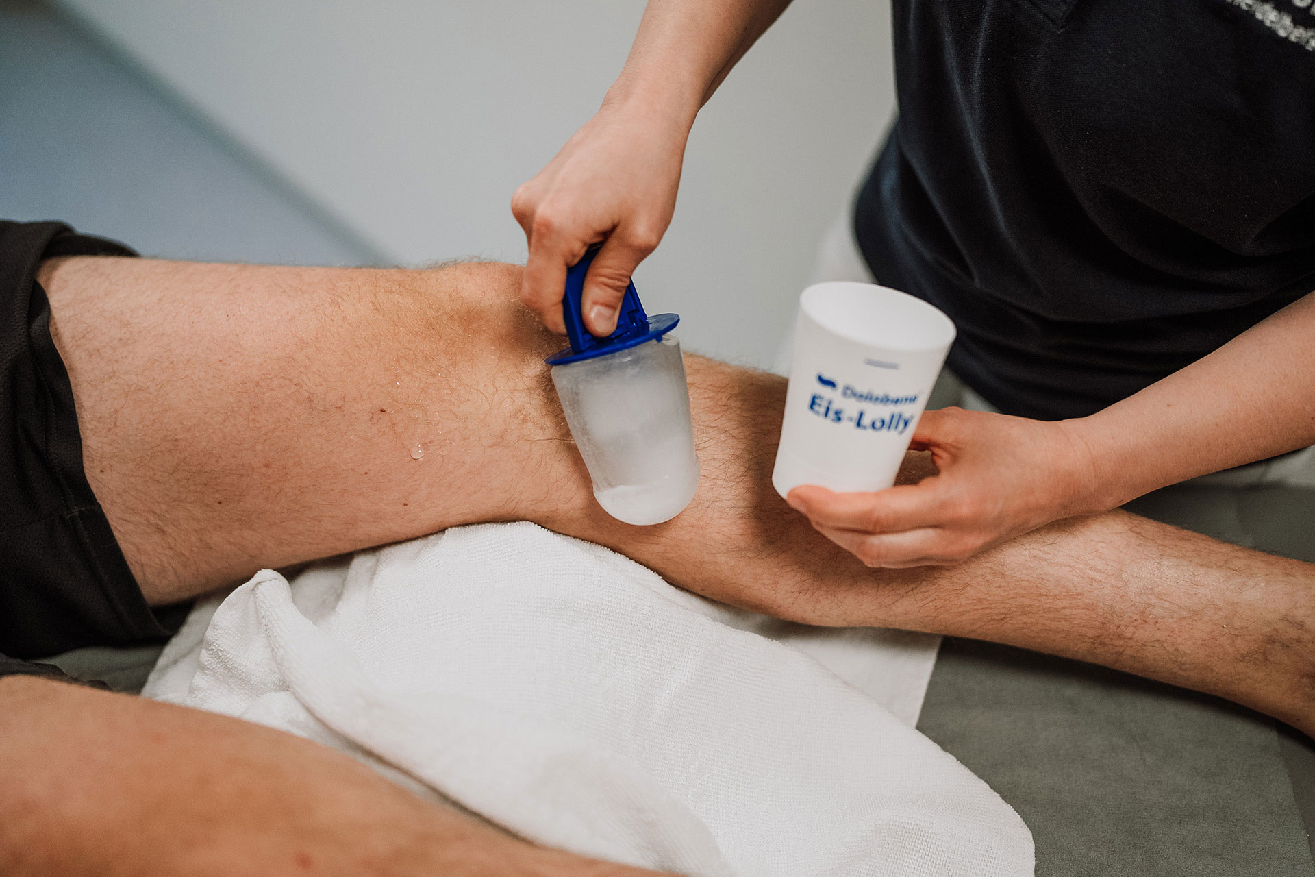 Eisanwendungen (Packungen, Abreibungen)